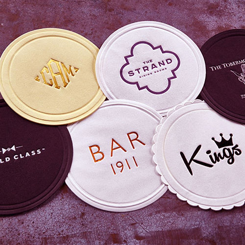 Custom-Printed Coasters