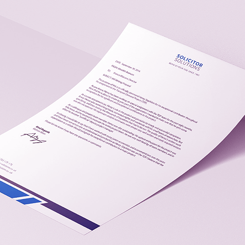 Custom-Printed Letterheads